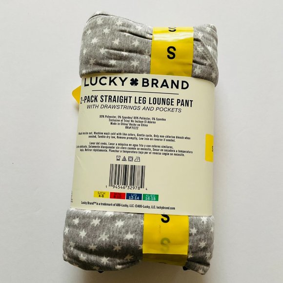 LUCKY BRAND Women's Lounge Pants 2 Pair NIP Size S 4-6 - Picture 7 of 9